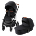 BRITAX RÖMER Set kočárek Smile 5Z + hluboká korba Galaxy Black Diamond collection