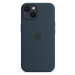 Apple iPhone 13 Silicone Case with MagSafe Abyss Blue MM293ZM/A