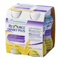 Resource Diabet Plus přích.Vanilka por.sol.4x200ml