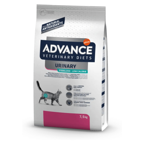 Advance Veterinary Diets Cat Urinary Sterilized Low Calorie - 7,5 kg Affinity Advance Veterinary Diets