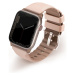 UNIQ Linus AiroSoft silikonový řemínek Apple Watch 42/41/40/38mm růžový