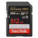 SanDisk SDXC karta 512GB Extreme PRO (200 MB/s Class 10, UHS-I U3 V30)