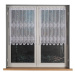 Dekorační metrážová vitrážová záclona SIMONA bílá výška 90 cm MyBestHome Cena záclony je uvedena