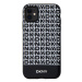 Zadní kryt DKNY PU Leather Repeat Pattern Bottom Stripe MagSafe pro Apple iPhone 11, černá