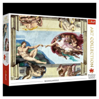 Trefl Puzzle Michelangelo - Stvoření Adama / 1000 dílků
