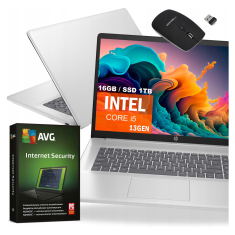 Nový Model Notebook Hp 17-CN Intel i5-13 16GB Ssd 1TB Podsvícená kláv. W11