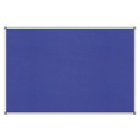 MAUL Nástěnka STANDARD, plstěný potah, modrá, š x v 1800 x 900 mm
