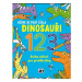 Učíme se psát čísla Dinosauři 123 - Kniha aktivit pro předškoláky JIRI MODELS a. s.