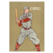 Ilustrace Vintage Drawing of a Baseball Player, Edward Penfield, 30 × 40 cm