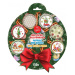 Cukrářské košíčky MINI - Vánoční dárečky - zelená sada - 150ks