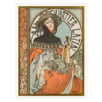 Obrazová reprodukce In the Latin Quarter, Alfons Mucha, 30 × 40 cm