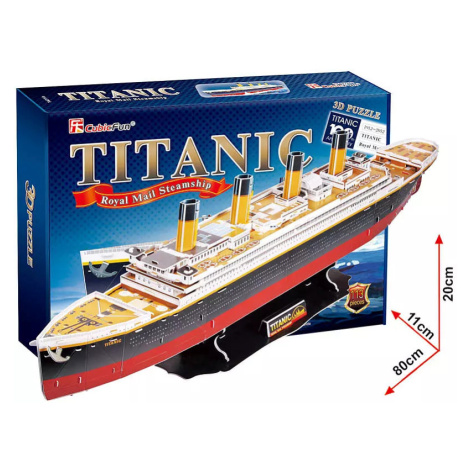 Puzzle 3D Titanic – 113 dílků CubicFun