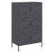 vidaXL Skříň highboard antracitová 68 x 39 x 113 cm ocel