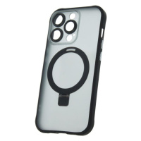 Silikonové TPU pouzdro Mag Ring pro Apple iPhone 15 Pro, černá