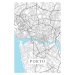 Mapa Porto white, POSTERS, (26.7 x 40 cm)