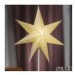 EMOS Vánoční papírová hvězda na stojánku LIGHT 45 cm bílá