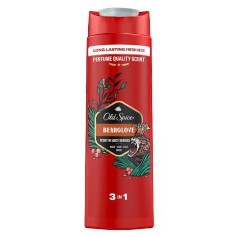 Old Spice Bearglove Sprchový Gel A Šampon Pro Muže 400 ml Dlouhotrvající Svěžest