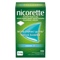 NICORETTE ICEMINT GUM 2MG léčivé žvýkačky 105