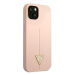 Guess GUHCP13MSLTGP hard silikonové pouzdro iPhone 13 6.1" pink Silicone Triangle