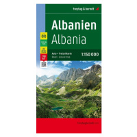 Albánie 1:150 000 / silniční mapa + rekreační mapa FREYTAG-BERNDT, spol. s r.o.