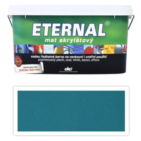 ETERNAL Mat akrylátový - vodou ředitelná barva 5 l Tmavě zelená 022