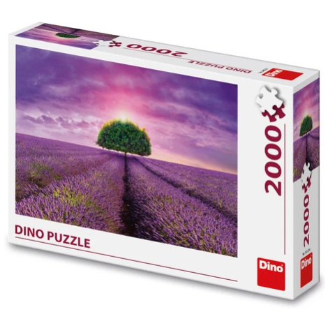 Puzzle 2000 Levandulové pole Dino