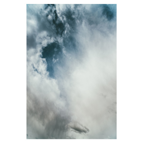 Umělecká fotografie Strong blue sky with clouds, Javier Pardina, (26.7 x 40 cm)