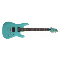 Schecter C-6 Deluxe Satin Aqua