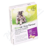 Drontal Dog Flavour 150/144/50mg psy tbl.2