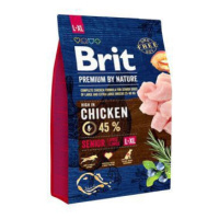 Brit Premium Dog by Nature Senior L+XL 3kg sleva