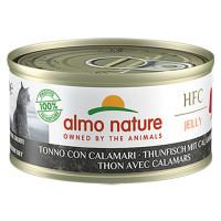 Almo Nature konzervy 24 x 70 g - tuňák s kalamáry v želé