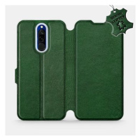 Flip pouzdro na mobil Xiaomi Redmi 8 - Zelené - kožené - Green Leather