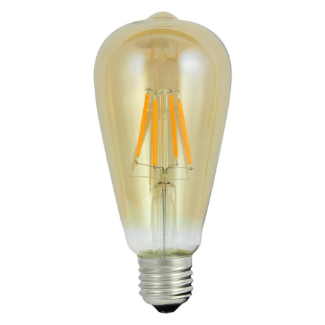 7516 LED žárovka LED E27 ST64 4W = 30W 320lm 2200K Teplá bílá 360° Filament GOLDLUX Donoci