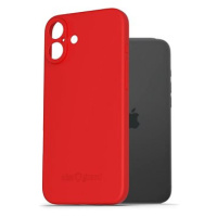 AlzaGuard Matte TPU Case pro iPhone 16 Plus červený