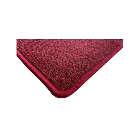 Kusový koberec Astra červená čtverec Vopi