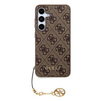 Guess 4G Charms Zadní Kryt pro Samsung Galaxy S24+ Brown