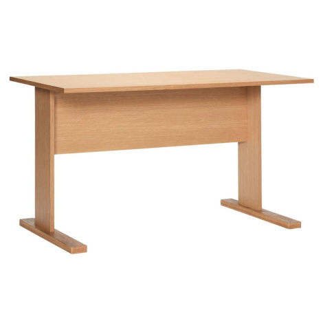 Pracovní stůl s deskou v dubovém dekoru 70x140 cm Forma – Hübsch