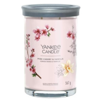 Svíčka YANKEE CANDLE Signature Tumbler 567g Pink Cherry & Vanilla