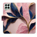 iSaprio flip pouzdro Pink Leaves pro Samsung Galaxy M53 5G