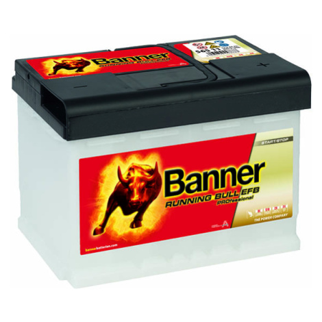 Autobaterie Banner Running Bull EFB PRO 565 11, 65Ah, 12V ( 56511 )