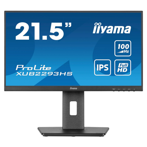 iiyama ProLite/XUB2293HS-B6/21,5"/IPS/FHD/100Hz/1ms/Black/3R