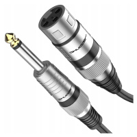 Kabel jack 6.3 mm mono Xlr konektor 5m Shudder Premium