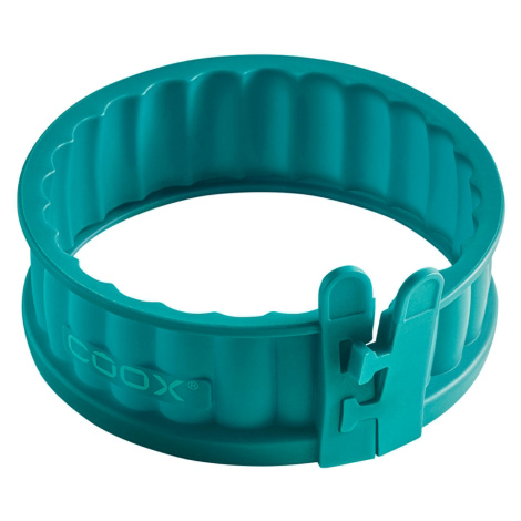 Coox Silikonová forma na koláč se skleněným dnem, Ø 12 cm (zelená)