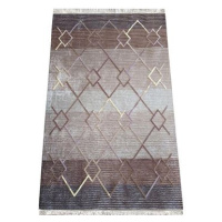 Kusový koberec Hypnotik hnědý 120 × 180 cm