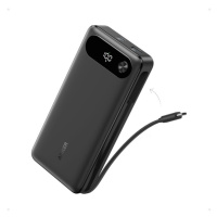 Anker Power Bank 20K, 87W, Built-In USB-C Cable, Black