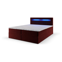 MSL Kontinentální čalouněná postel LINDOS (160 x 200 cm) Barva látky: MONOLITH 59