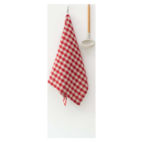 Lněná utěrka 45x65 cm Red Gingham – Linen Tales