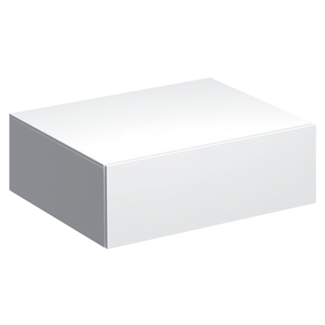 Geberit Xeno 2 - Boční skříňka 580x200 mm se zásuvkou, lesklá bílá 500.507.01.1