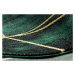Dywany Łuszczów Kusový koberec Emerald 1022 green and gold Rozměry koberců: 80x150
