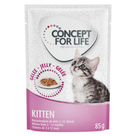 Výhodné balení Concept for Life 48 x 85 g - Kitten v želé